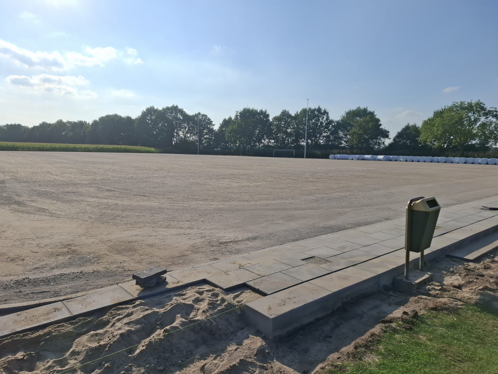 Veld 3, niet op lopen!
