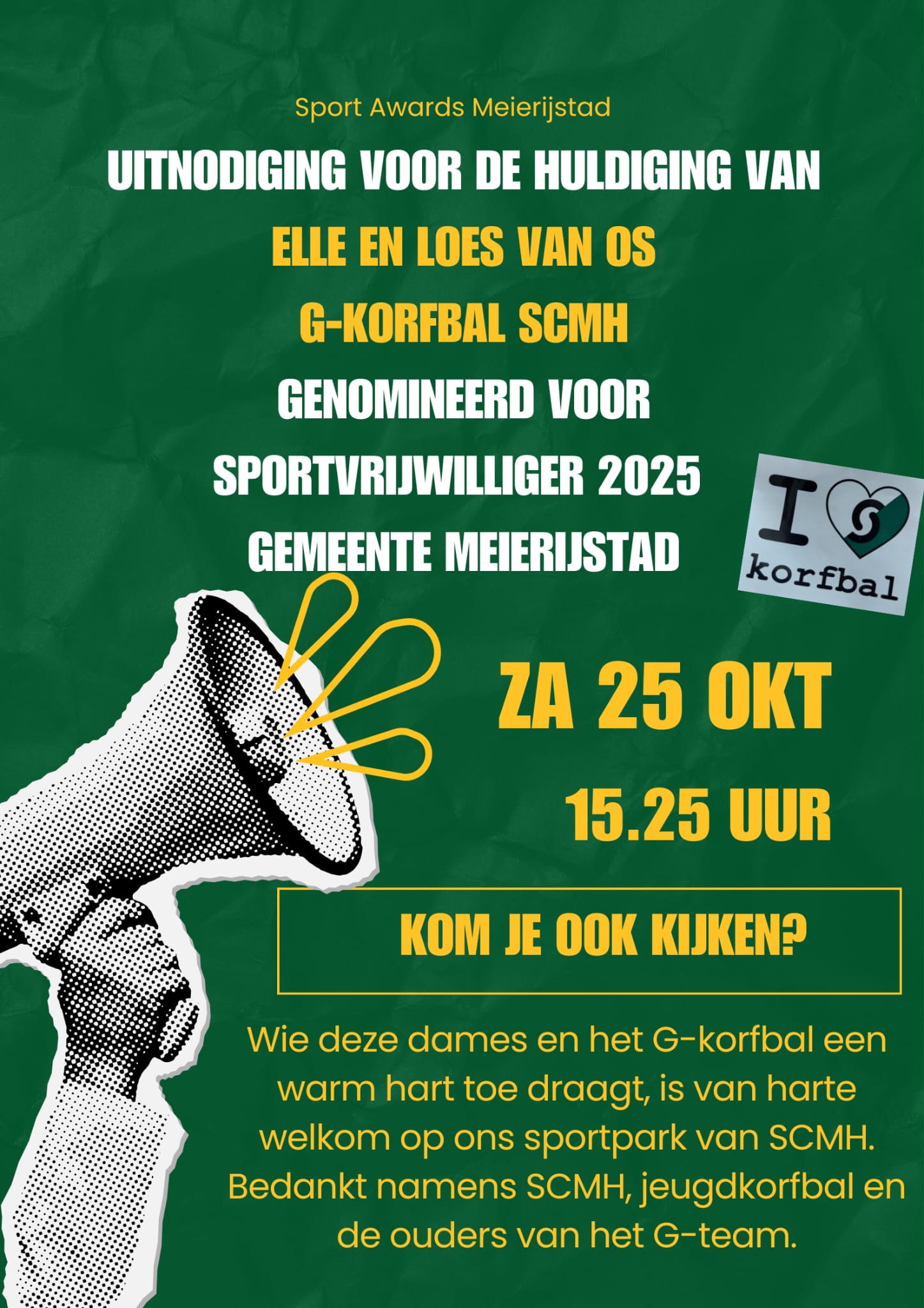 Huldiging van de genomineerde sportvrijwilliger 2025 gemeente Meierijstad