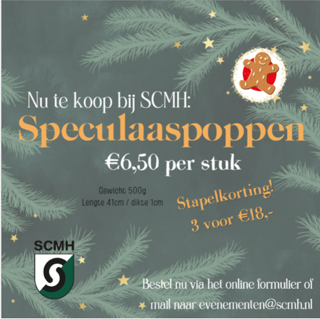 De speculaaspoppenactie gaat weer van start!